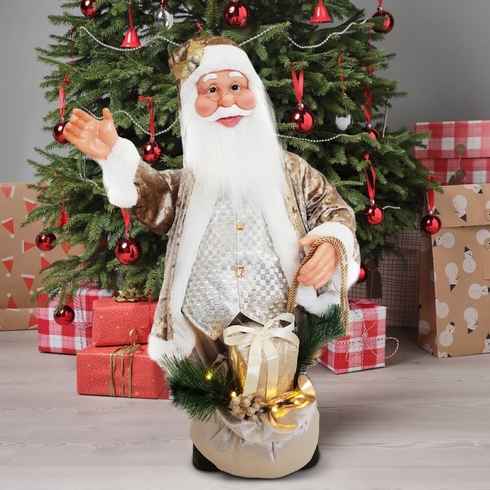 Babbo Natale Champagne 144237 Abito in Velluto...