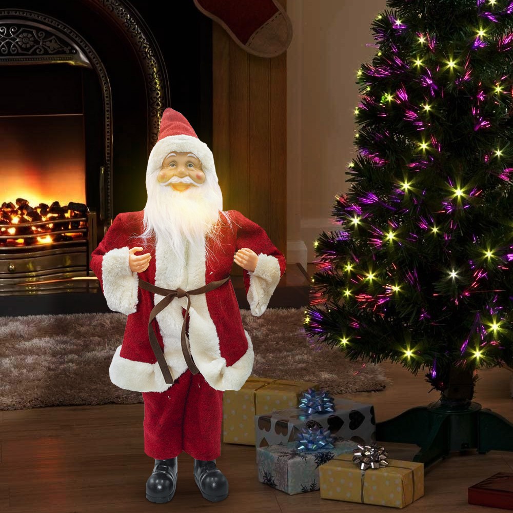 Babbo Natale Abito Rosso e Crema 144198 Addobbo...