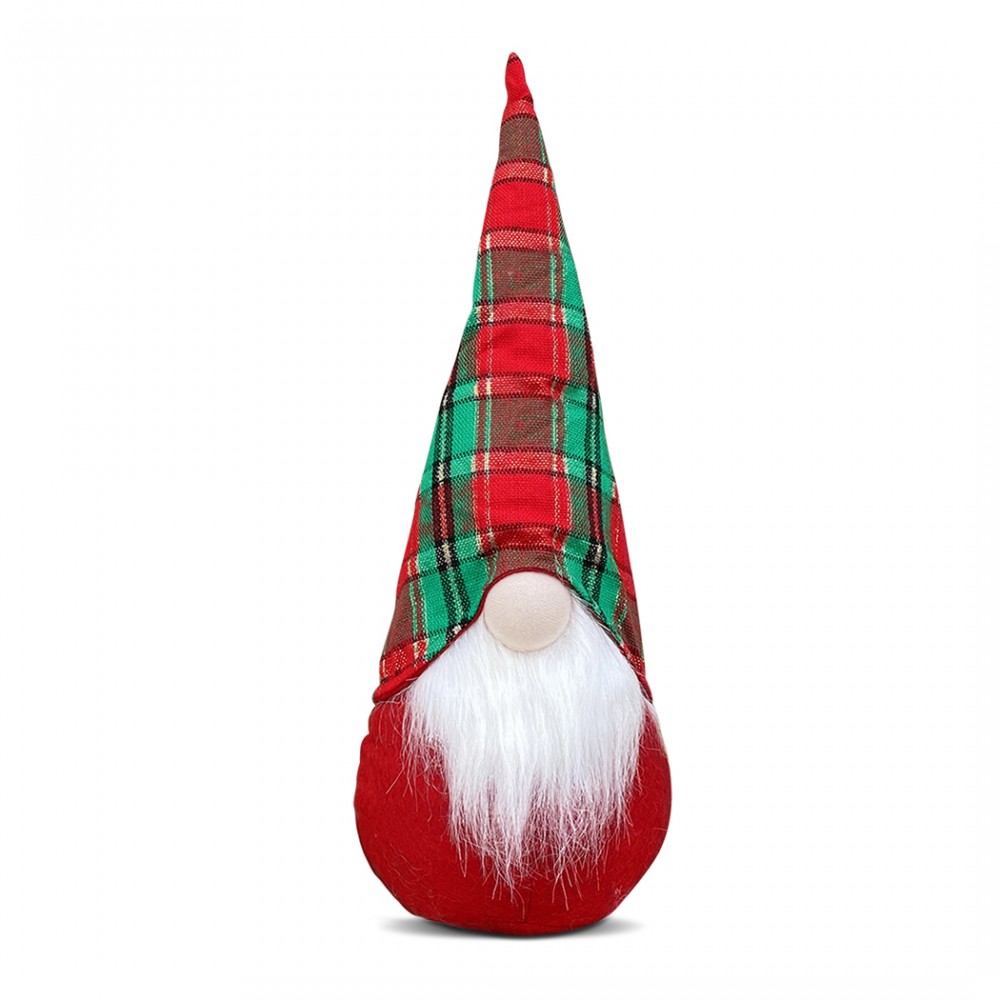 Gnomo di Natale abito Scozzese e barba 305182...