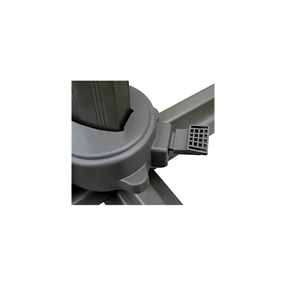 Ombrellone Rettangolare RIMINI Telo 3x4mt Ecrù...