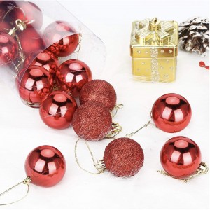 Pack 48 Sfere 7 cm Natalizie 389093 Palle di Natale Rosse... 2