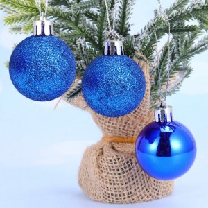 Pack 48 Sfere 7 cm Natalizie 389098  Palle Natale Blu 7cm... 2