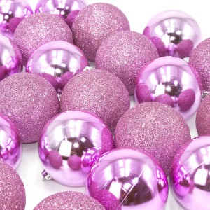 Pack 48 Sfere 7 cm Natalizie 389095 Palle Natale Rosa 7cm... 2