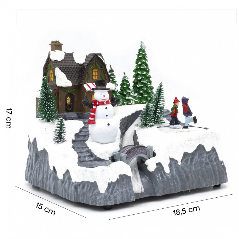 Giostrina scenario natalizio innevato 753466...