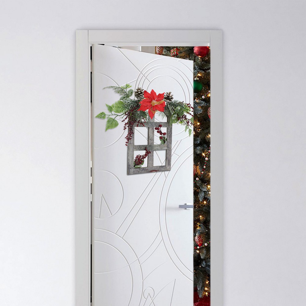 Ornamento Finestra dietroporta con fiore 868252...