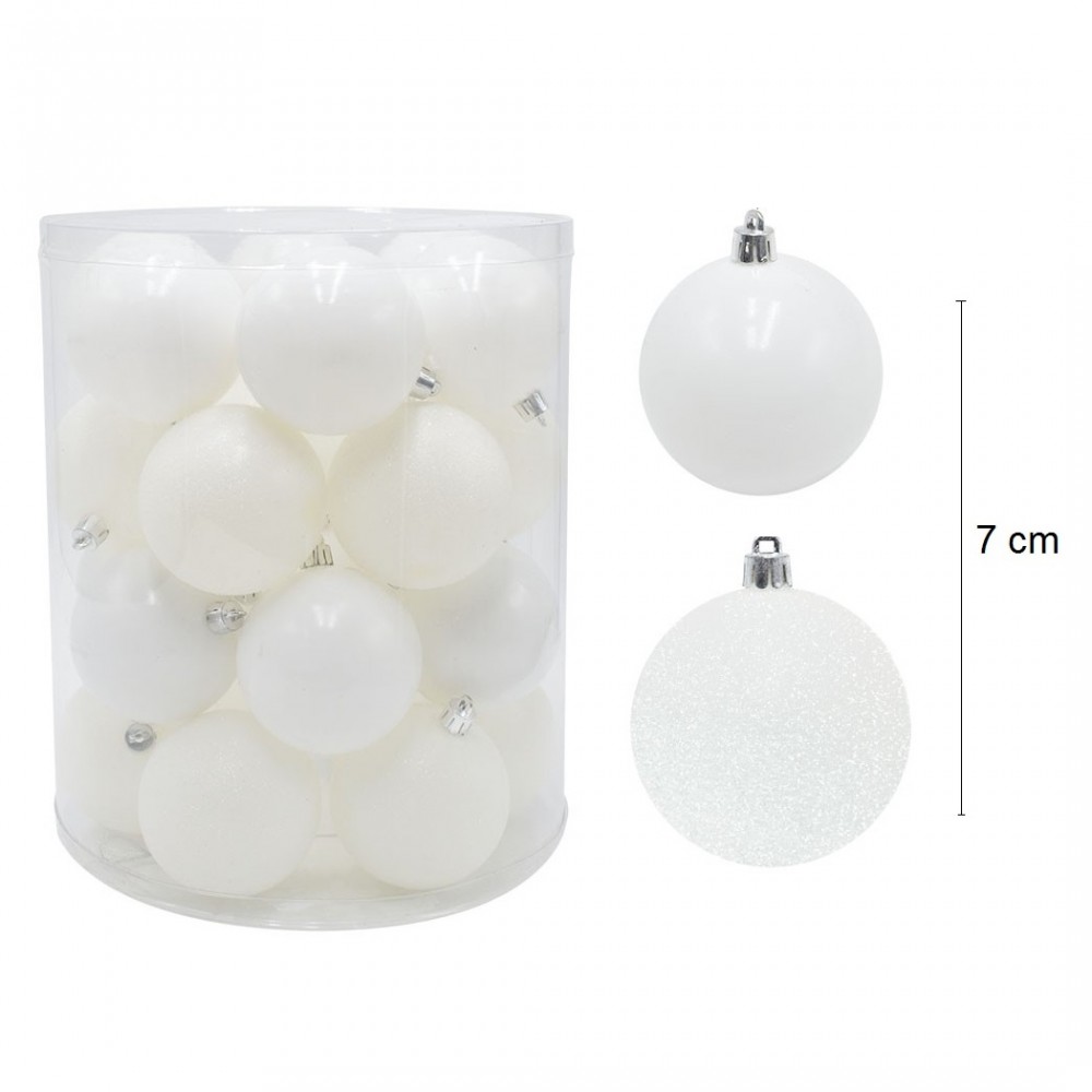Pack 24 Sfere 7 cm Natalizie 389089 Palle...