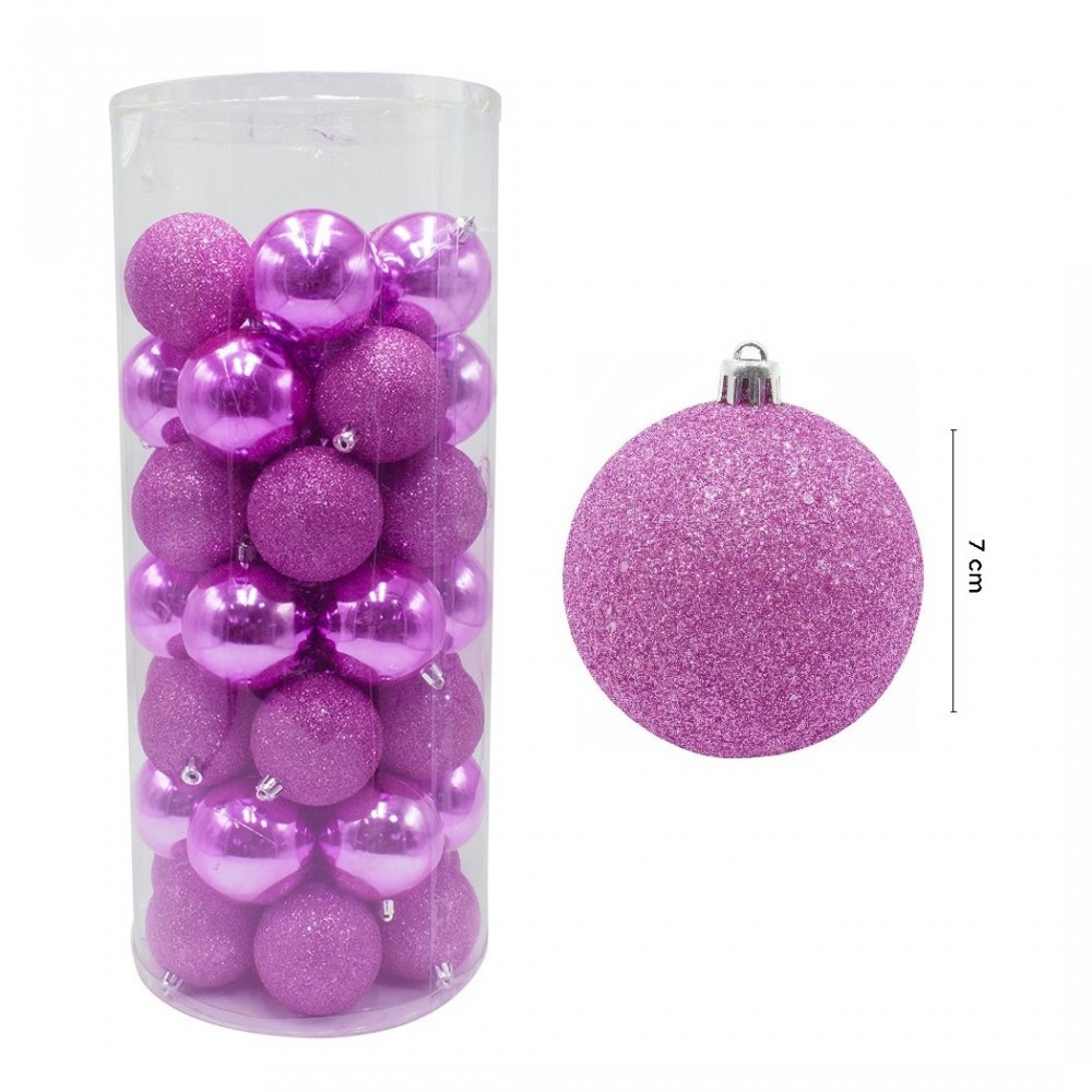 Pack 48 Sfere 7 cm Natalizie 389095 Palle...