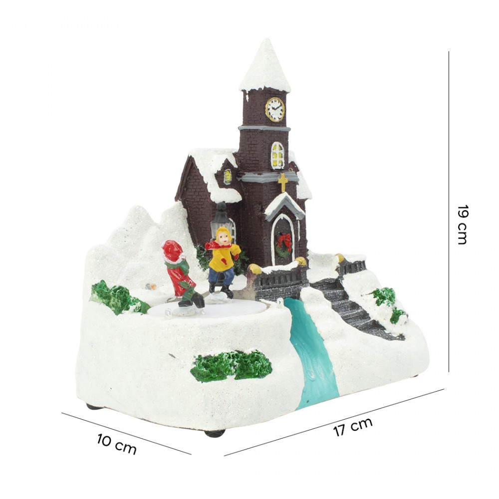 Giostrina Scenario Natalizio Innevato 901133...