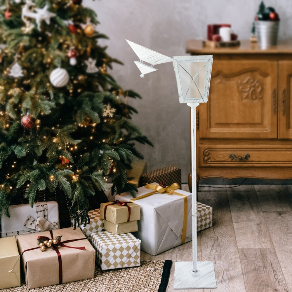 Lampione bianco di Natale 744044 decorazione in...