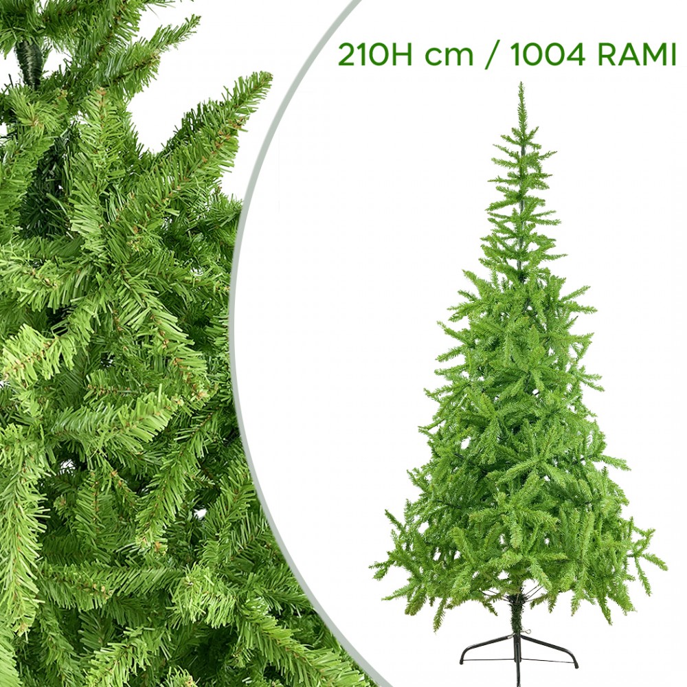 Albero Di Natale 210H Cm 164051 Con 1004 Rami...