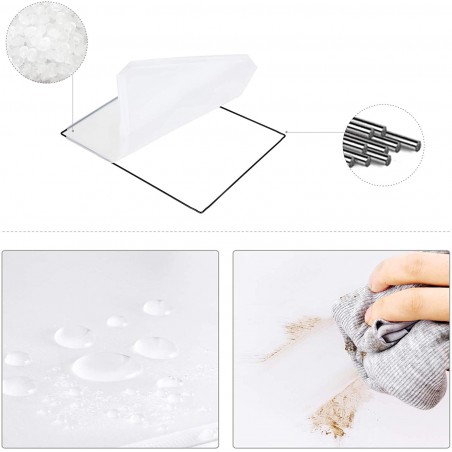 Scaffale Modulare Scarpiera in PVC Bianca Armadietto Componibile Salvaspazio