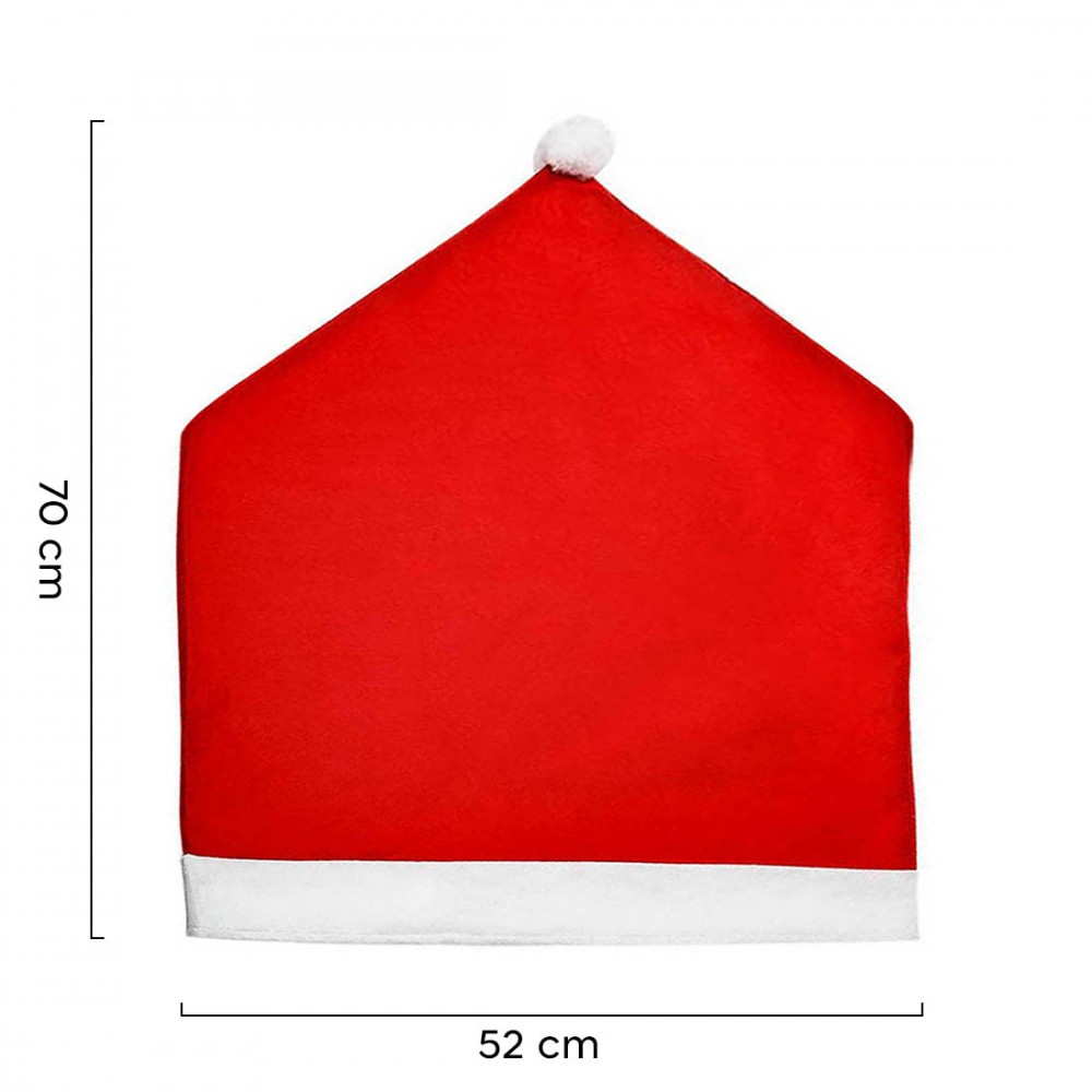 Coprisedia Natalizio Rosso a Forma di Cappello...