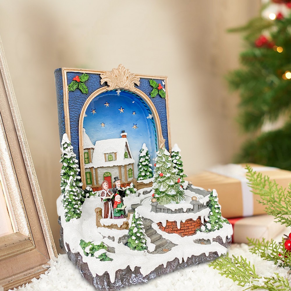 Villaggio Natalizio 361021 Libro albero Natale...