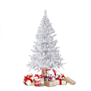 Albero di Natale Bianco 120 cm Abete Artificiale... 2