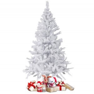 Albero di Natale Bianco 210 cm Abete Artificiale... 2
