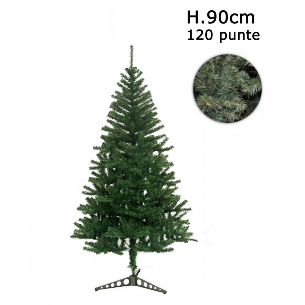 Albero di Natale artificiale 90 cm con 120...