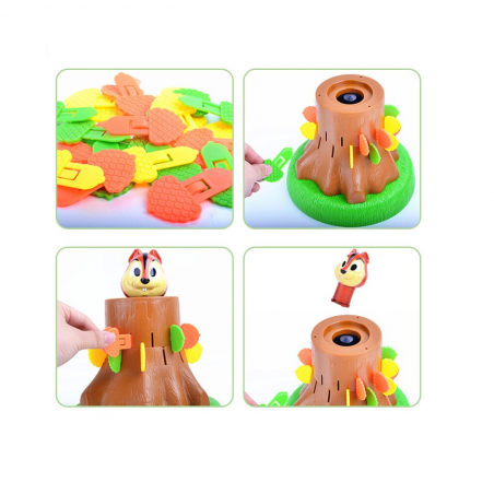 L'Allegro Scoiattolo 121900 Gioco da Tavolo per Bambini 3+ Creativo e Divertente