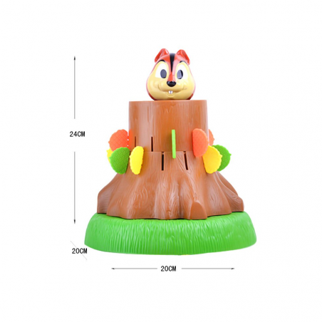 L'Allegro Scoiattolo 121900 Gioco da Tavolo per Bambini 3+ Creativo e Divertente