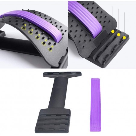 Supporto Massaggiatore per la Schiena Waist Stretch Supporto Lombare Regolabile