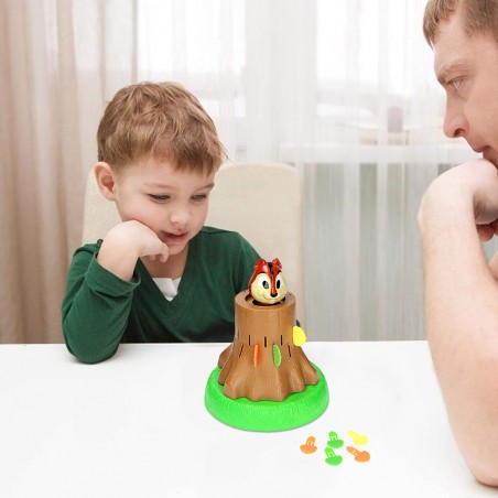 L'Allegro Scoiattolo 121900 Gioco da Tavolo per Bambini 3+ Creativo e Divertente