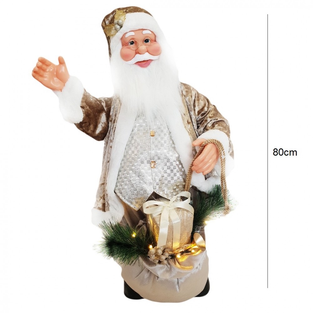 Babbo Natale Champagne 144237 Abito in Velluto...