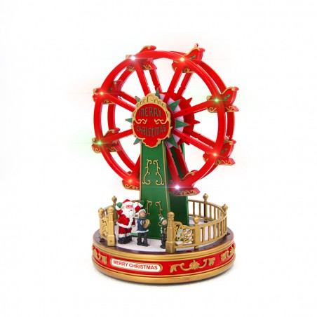 Ruota Panoramica Carillon di Natale 243018 Giostra H30 Luci Suoni e Movimento