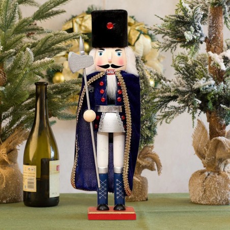 Schiaccianoci Soldato di Natale 831041 Struttura in Legno H38cm Decorazione