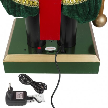 Soldato Schiaccianoci Gigante Verde 392029 110 cm Suoni, Luci e Movimento