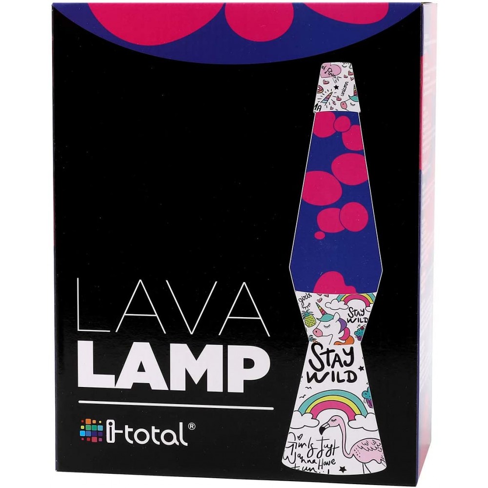Lampada Lava Lamp 40cm XL1768 Unicorno Magma...