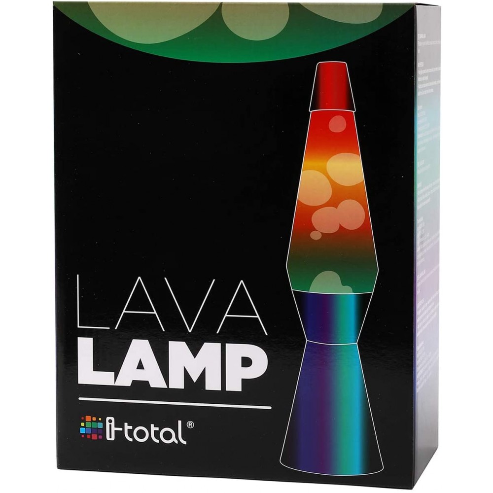 Lampada Lava Lamp 40 cm XL1767 Arcobaleno con...