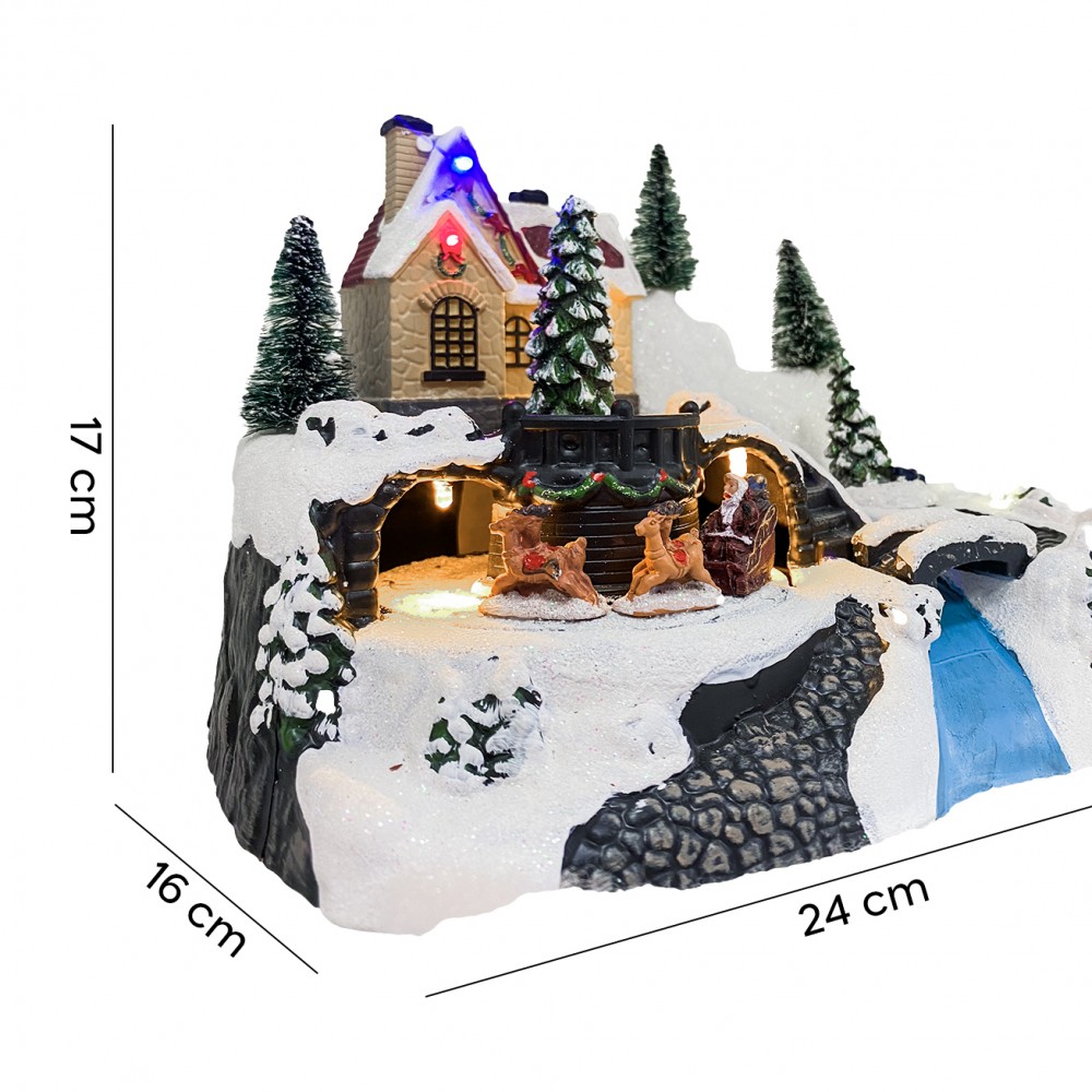 Villaggio Natalizio Slitta 243011 Natale con...