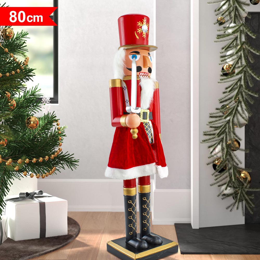 Soldatino Schiaccianoci 80H Addobbo Di Natale...