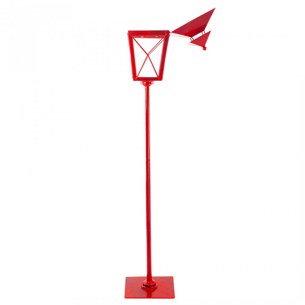 Lampione Rosso Di Natale 744013 Decorazione in...
