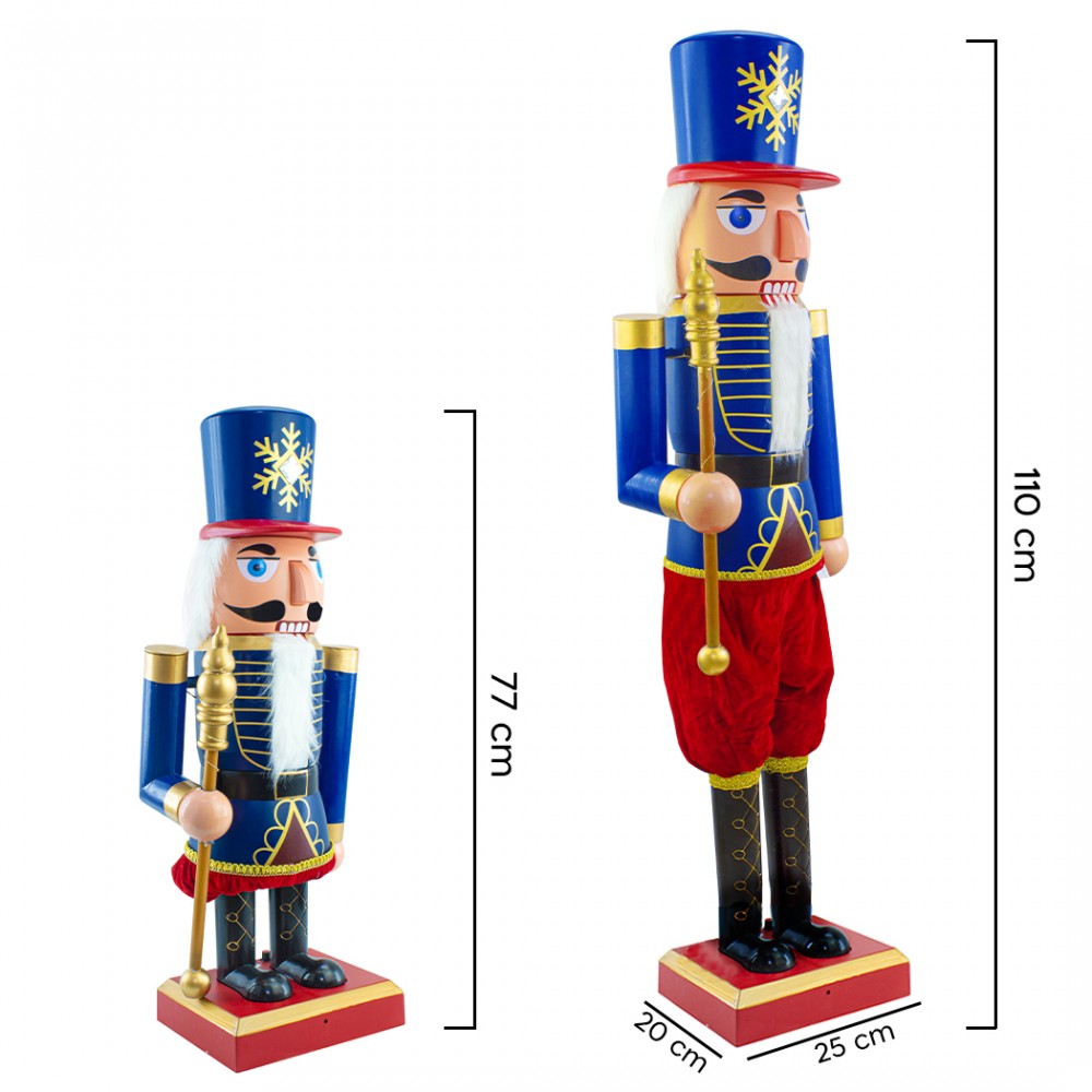 Soldato Schiaccianoci Gigante Blu 392046...