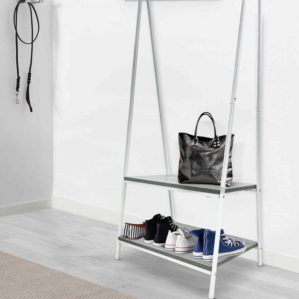 Stand Appendiabiti metallo 64x40xH150 cm con...