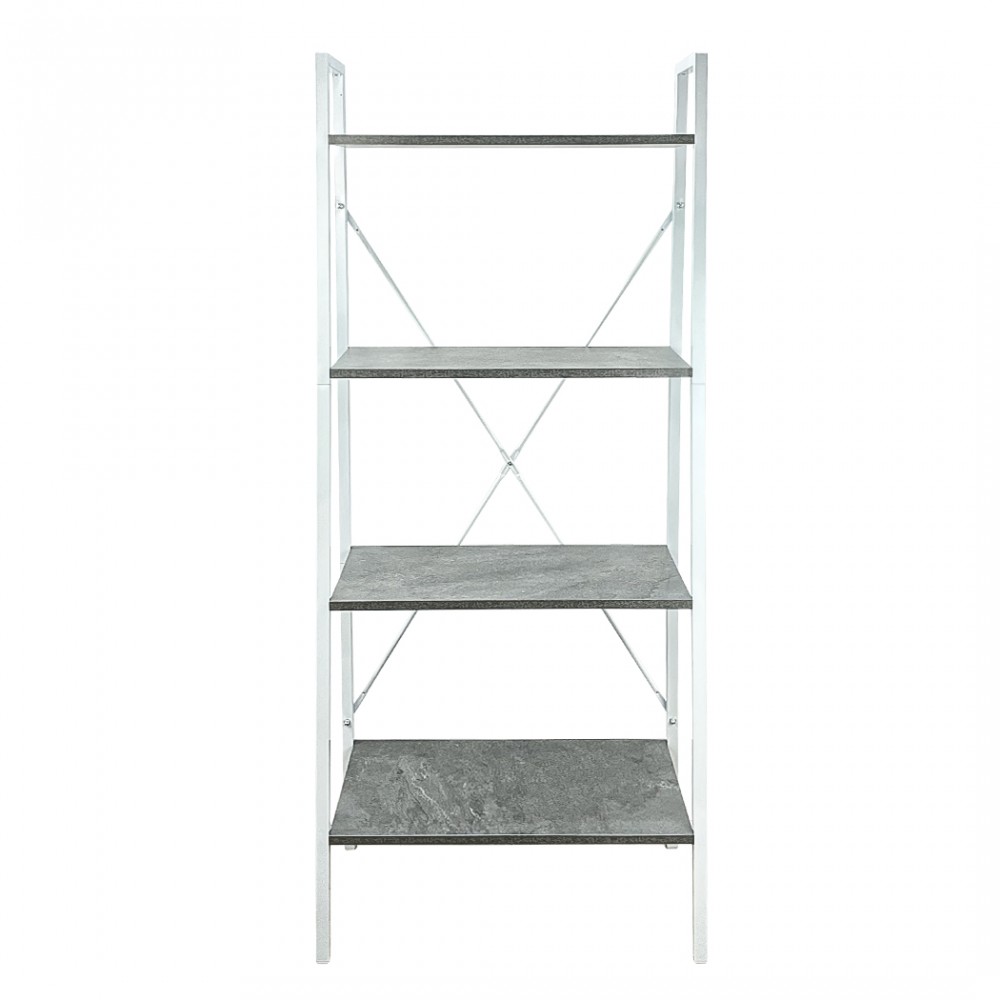 Libreria Scaffale Industrial in Metallo con 4...