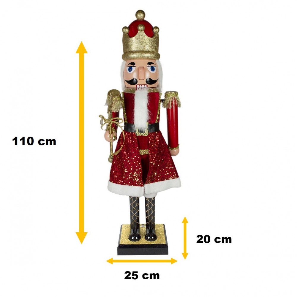 Schiaccianoci Gigante Soldato Glitter 392004...