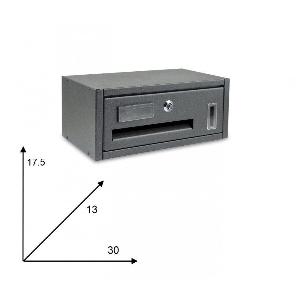 Cassetta postale condominiale 1 posto Iron Grey...