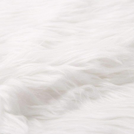 Tappeto per Albero di Natale Bianco Morbida Pelliccia 100cm Gonna Base Albero