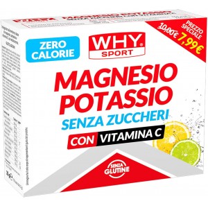 WHYNATURE Magnesio e Potassio Senza Zuccheri 10 Bustine...