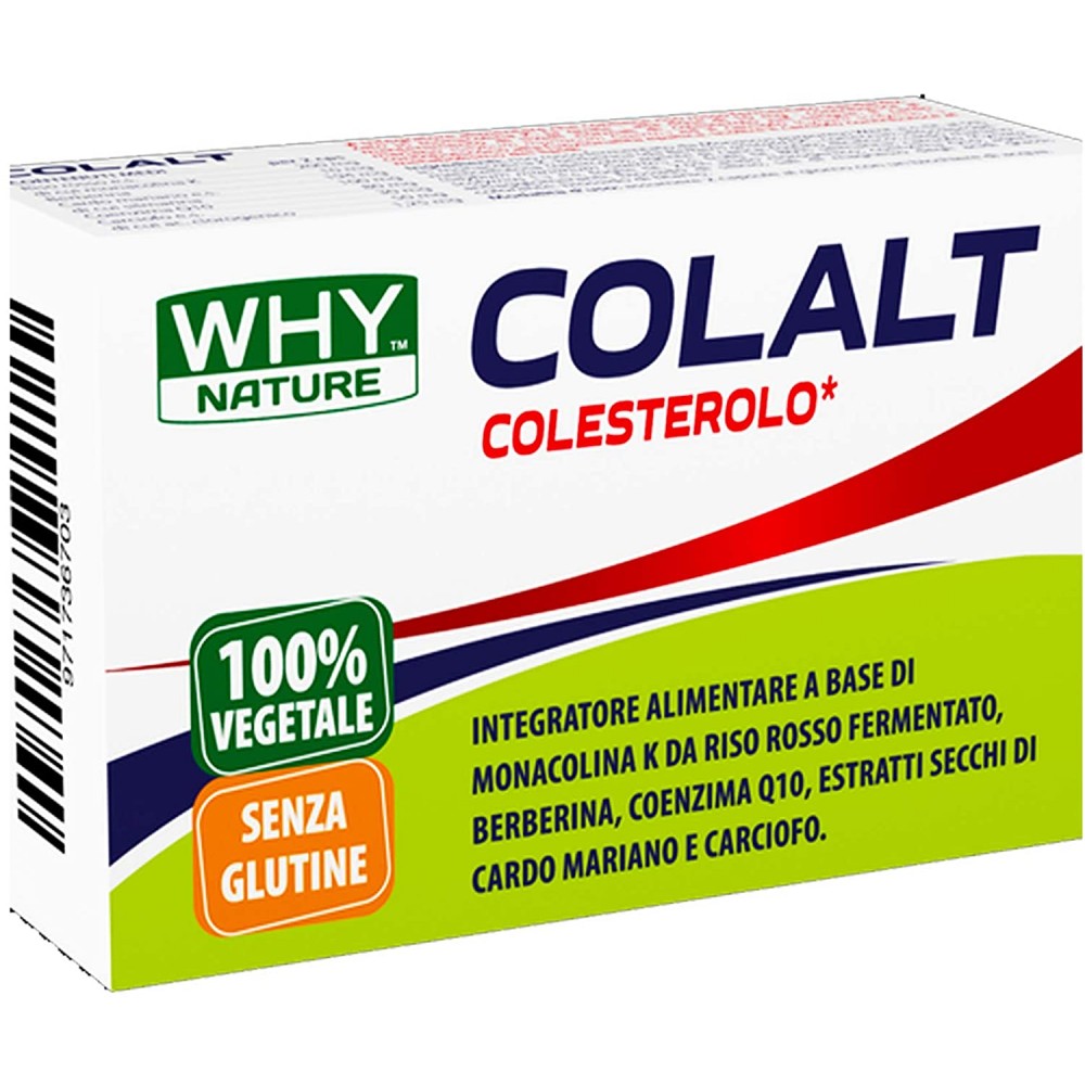 WHYNATURE Colalt 60 Capsule Integratore Alimentare contro il Colesterolo
