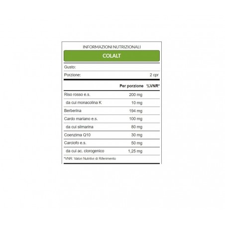 WHYNATURE Colalt 60 Capsule Integratore Alimentare contro il Colesterolo