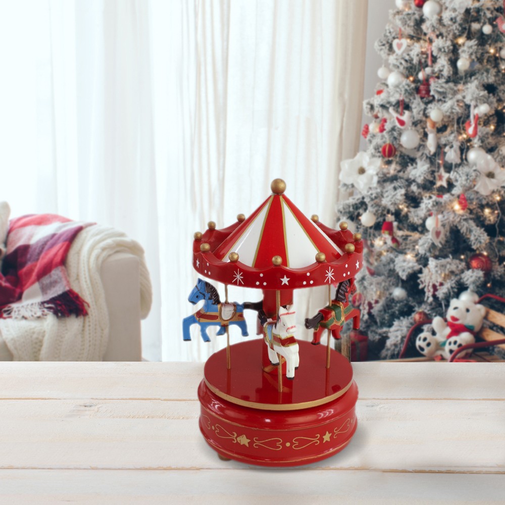 Giostrina Natalizia Carillon Legno 051376 con...