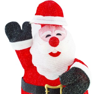 Babbo Natale con Luci Led e Movimento 401006 Decorazione... 2