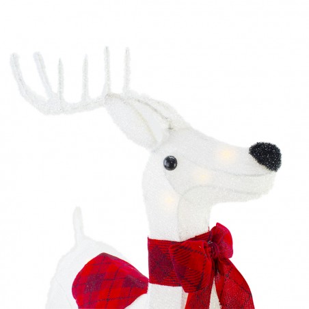 Renna Natalizia con Luci e Movimento 401002 Decorazione di Natale 70Hx15x50cm