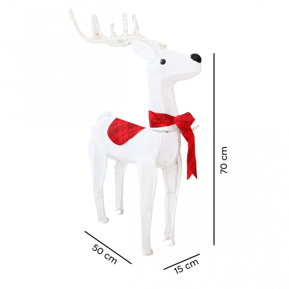 Renna Natalizia con Luci e Movimento 401002...