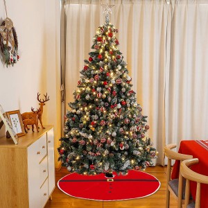 Tappeto per Base Albero di Natale 006635 Abito di Babbo... 2