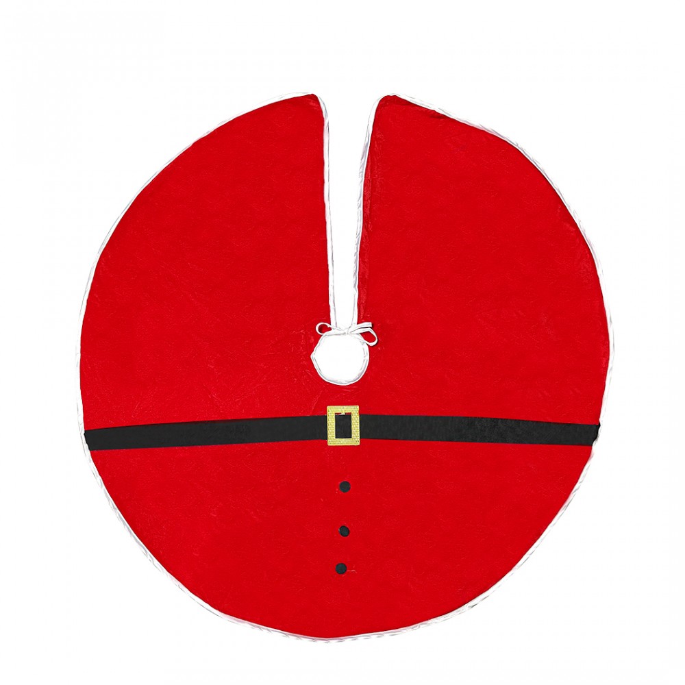 Image of Tappeto per Base Albero di Natale 006635 Abito di Babbo Natale Gonna per Albero052