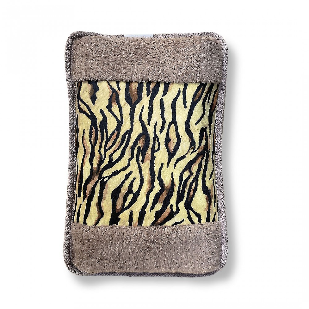 Borsa acqua calda elettrica 750885 modello animalier con tasca scaldamani 220V Tortora