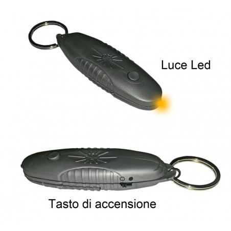 Portachiavi Repellente con Ultrasuoni Anti Zanzare Tascabile e Atossico 86627